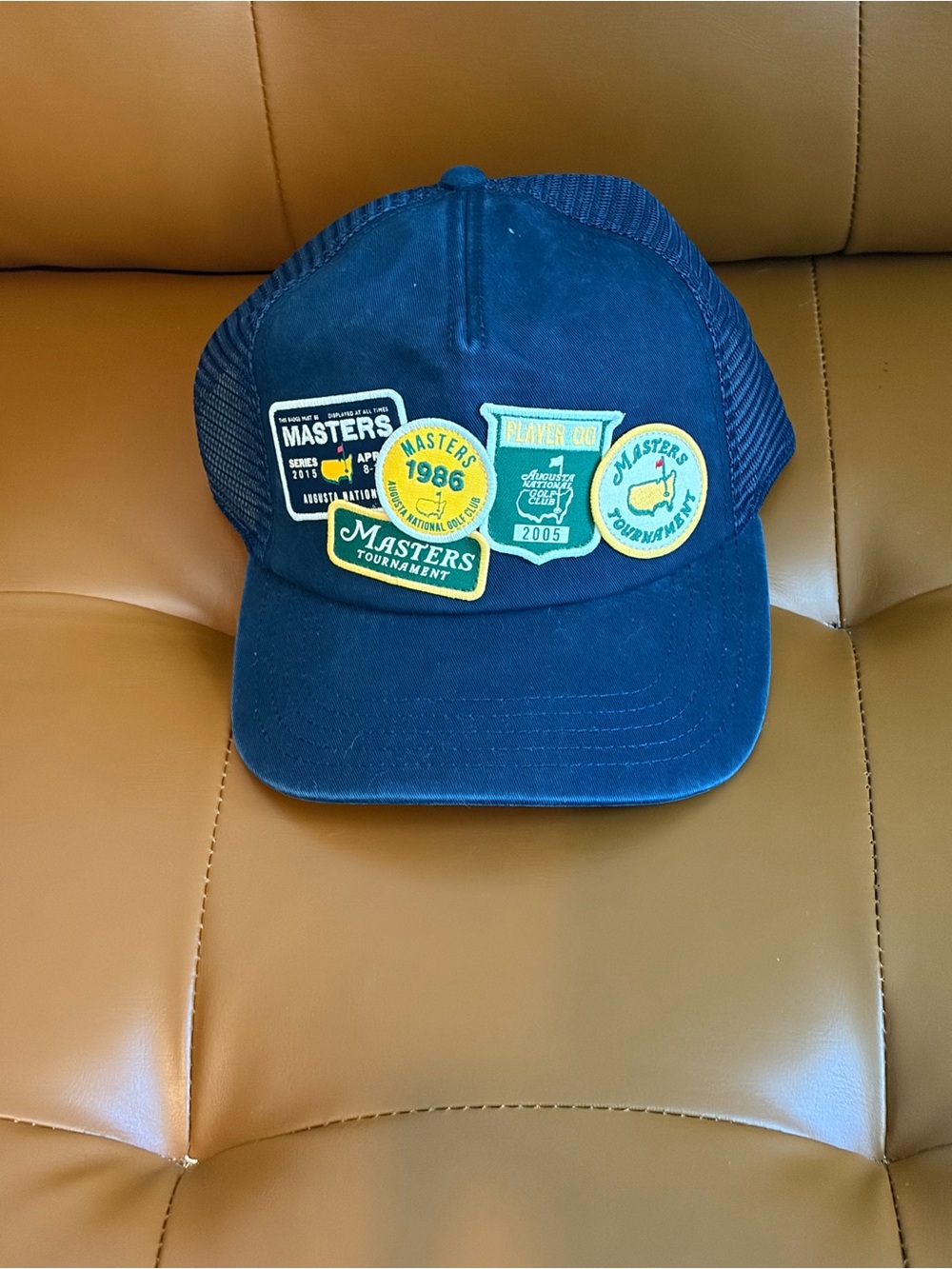 Masters Navy Blue Patch Trucker Hat